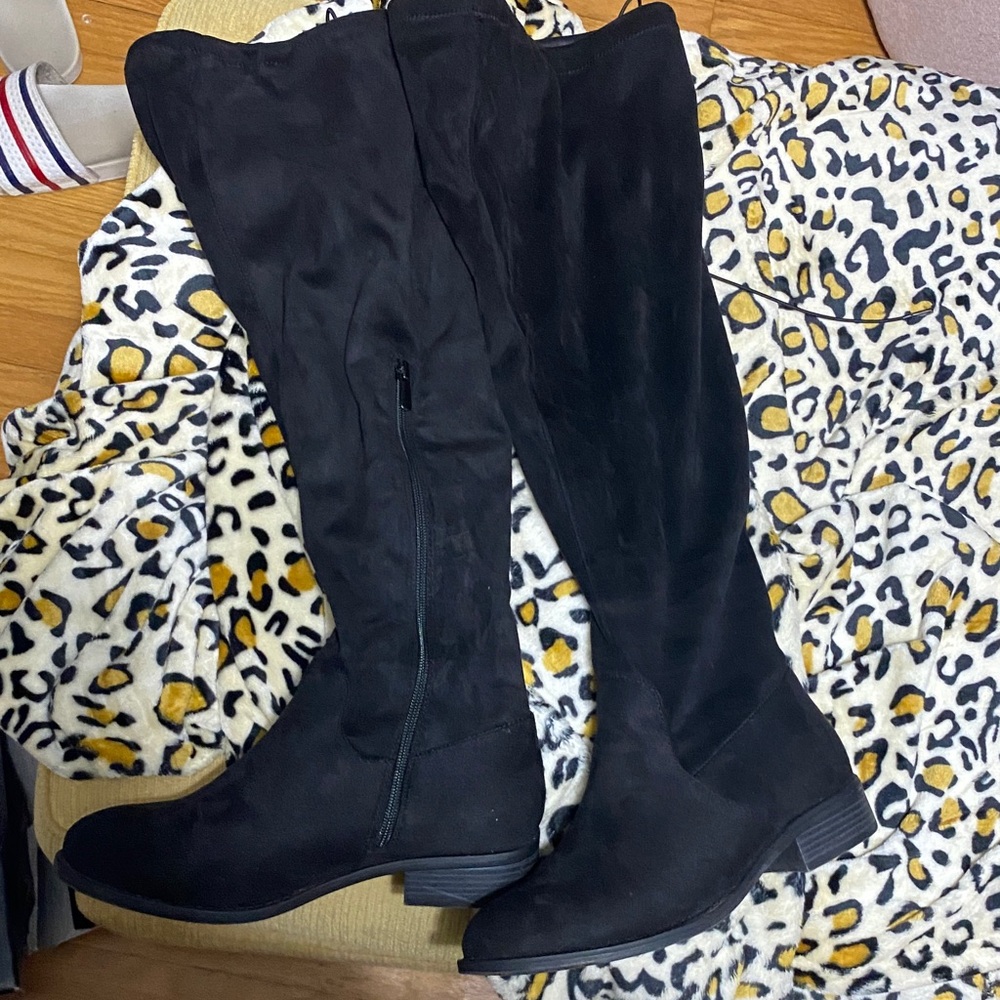 Torrid Black Over the Knee Boots
